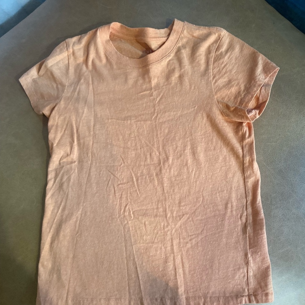 Everlane Orange Short Sleeve Top